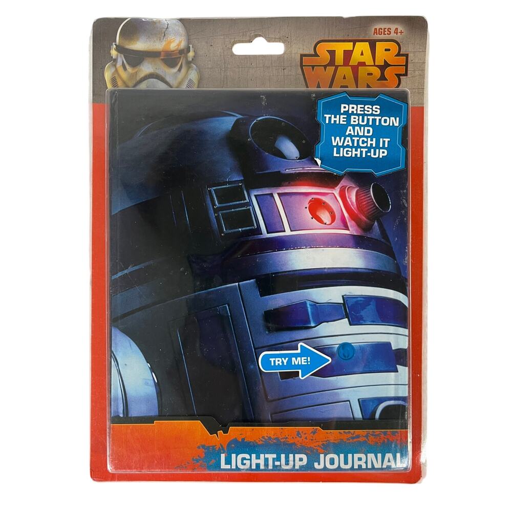 Star Wars R2 D2 Light Up Journal 120 Pages New Sealed